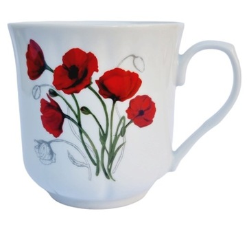 BANQUET MEGA DUŻY KUBEK KUBKI DO HERBATY KAWY MAKI 560 ML MAXI POPPY