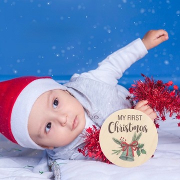 1 КОМПЛЕКТ ДЕРЕВЯННЫХ ЗНАКОВ МЕСЯЦА ДЛЯ РЕБЕНКА