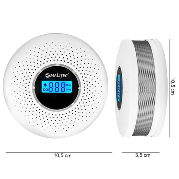 Датчик дыма угарного газа SafeSensor2000 2в1