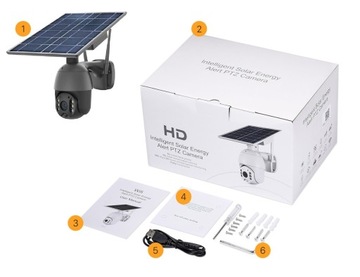 НАРУЖНАЯ СОЛНЕЧНАЯ ВРАЩАЮЩАЯСЯ IP WIFI FULL HD СОЛНЕЧНАЯ КАМЕРА