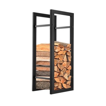 STOJAK NA DREWNO KOMINKOWE OPAŁOWE 90cm KOSZ METALOWY DO KOMINIKA