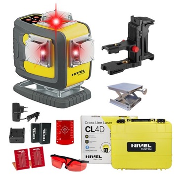 NIVEL SYSTEM CL4D-R NIWELATOR ZESTAW CZERWONY
