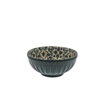 Ceramiczna MISKA 16cm linia MOSAIQUE OLIVE miseczka SALATERKA wzór