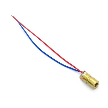 Laser 3-5V moc:5mW 650nm czerwony / 8451