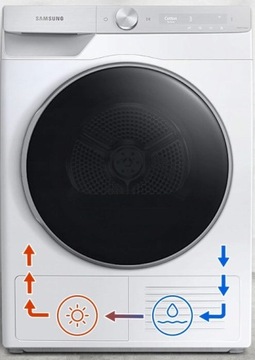 Комплект стиральной машины Samsung WW90T954ASX AddWash + сушилка DV90T8240SX 9/9кг Inox
