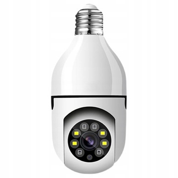 E27 żarówka kamera monitorująca 1080P 200W dzień n