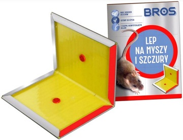 Липкая ловушка для мышей и крыс Bros. Липкая ловушка для мышей и крыс В КОМПЛЕКТЕ 5 шт.