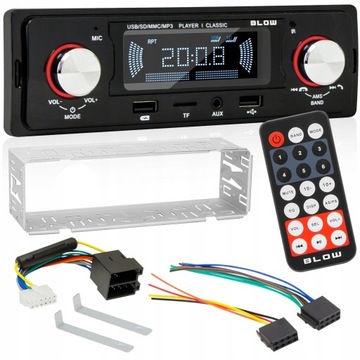 Автомобильная магнитола BLOW BLUETOOTH USB SD MP3 ПУЛЬТ ДУ
