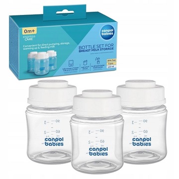 CANPOL BABIES Набор бутылочек для хранения продуктов х3