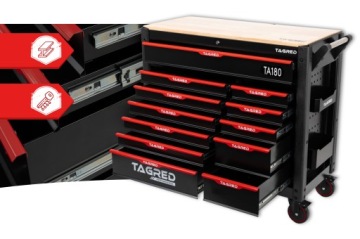 Тележка для инструментов LARGE 12-DRAWER Cabinet + пневматический гаечный ключ 1/2
