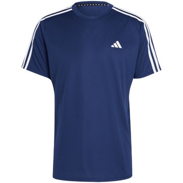 L Koszulka męska adidas Train Essentials 3-Stripes Training Tee granatowa I