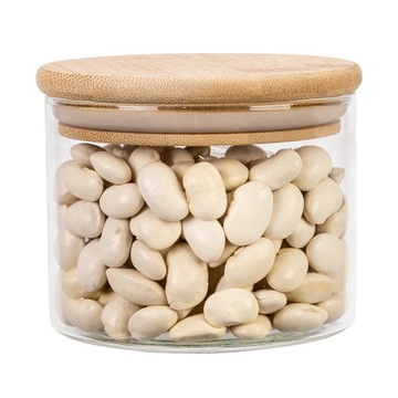 КОНТЕЙНЕР БАНКА СТЕКЛЯННАЯ БАНКА ДЛЯ СПЕЦИЙ ПИЩЕВАЯ СОЛЬ САХАРНИК - 390 мл