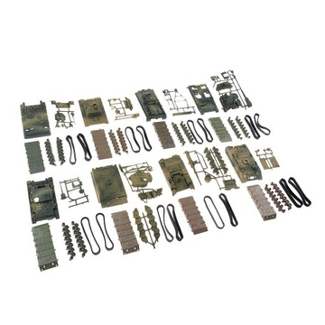 8 sztuk 4d nowoczesny model pojazdu wojskowego 1:72 ciężki