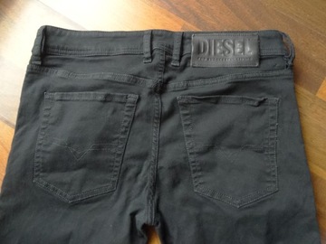 SPODNIE JEANSOWE DIESEL SLEENKER STRETCH SKINNY r.W30/30 BDB