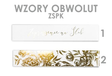 Zaproszenie ślubne na ślub 2w1 Pastel Obwoluta