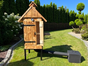 Деревянная садовая коптильня TOKO 3/4 Wood Smokehouse Set