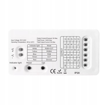 Ultra Mini kontroler LED 5w1 GL ZigBee HUE TUYA