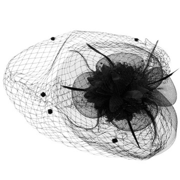 Bride Hair Piece 50s Vintage Hat Veil