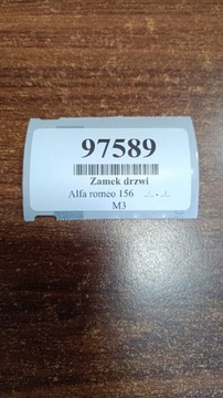 ALFA ROMEO 156 ZÁMEK DVEŘE LEVÝ PŘEDNÍ