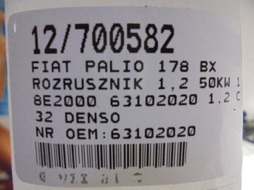 FIAT PALIO STARTÉR 63102020 1,2 C132