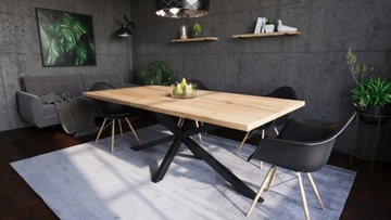 Stół do jadalni i salonu pająk LOFT 120x70cm Wysoka Jakość
