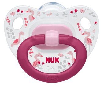 NUK Classic Happy Days silikonowy SMOCZEK uspokajający 0-6m