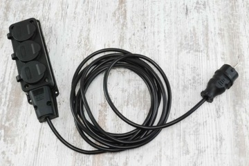 2P+Z IP44 Резиновая заглушка NOVA, черная