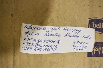 IDEALNI KPL. SVĚTLA ZADNÍ PORSCHE MACAN FACELIFT 1