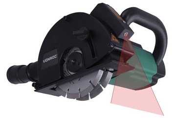 Bruzdownica VONROC 1700W - 150mm z laserem | 2