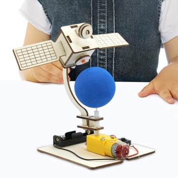 Деревянный набор для научных экспериментов, физический спутник