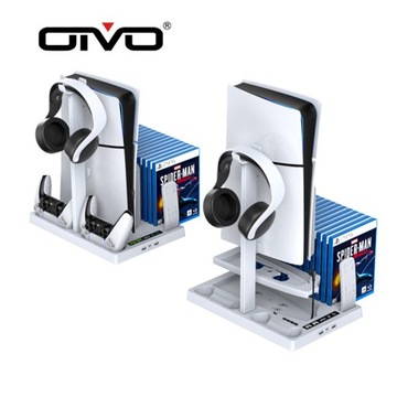 ОРГАНАЙЗЕР ЗАРЯДНАЯ СТАНЦИЯ ДЛЯ DualSense+PS5/PS5 SLIM 2023 ОХЛАЖДАЮЩИЙ ВЕНТИЛЯТОР