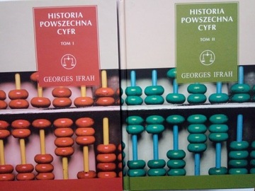 Georges Ifrah POWSZECHNA HISTORIA CYFR 1-2 komplet