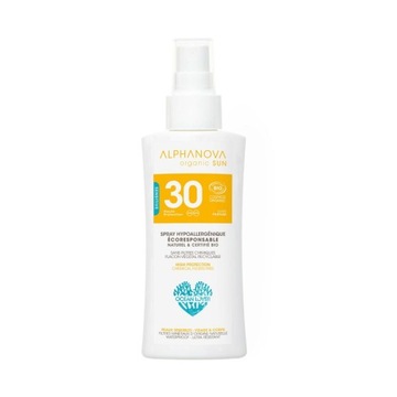 ALPHANOVA SUN Bio spray przeciwsłoneczny z filtrem mineralnym SPF 30, 90 g