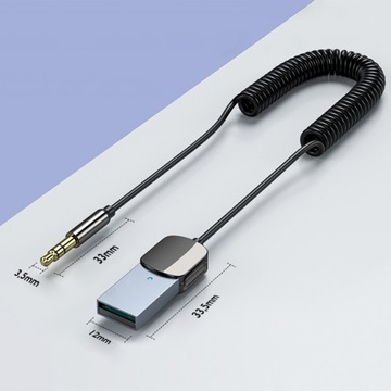 АДАПТЕР USB АУДИОПРЕСИВЕР НА AUX BLUETOOTH 5.1