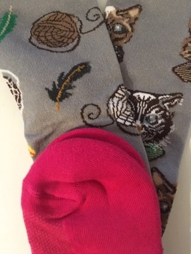 Гольфы COMODO для верховой езды кошки серые 39-42