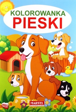 KOLOROWANKA DLA DZIECI PIESKI MARTEL FORMAT A4 32 STRONY