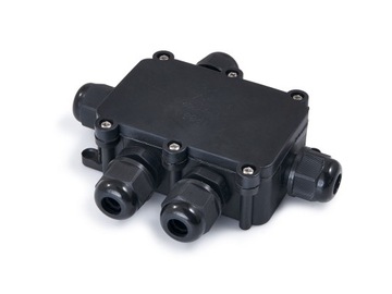 Герметичная электрическая коробка с дросселями, 5x IP68, светодиод для садового монтажа