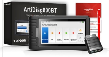 Диагностический тестер TOPDON ArtiDiag800BT на ПОЛЬСКОМ языке