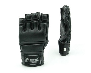 КОЖАНЫЕ ПЕРЧАТКИ ДЛЯ ММА С СУМКОЙ EVOLUTION, размер XL
