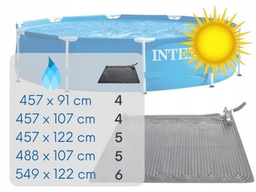 INTEX BESTWAY нагревательный коврик для бассейна, большой СОЛНЕЧНЫЙ, нагревающий ТЕПЛО