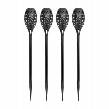 4X СОЛНЕЧНАЯ САДОВАЯ ЛАМПА СВЕТОДИОДНЫЙ ФАКЕЛ ПЛАМЯ