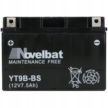 Novelbat YT9B-BS 12V 7,5ah 90A L+ AGM