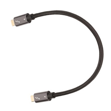 Кабель USB 4.0 Type C — Type C 8K HD 40 Гбит/с PD 100 Вт Быстрая зарядка 30 см