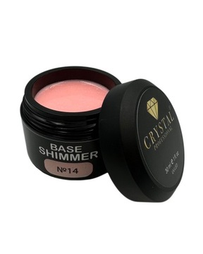Baza Hybrydowa Kamuflująca CRYSTAL PROFESSIONAL Base Shimmer #14 30ml