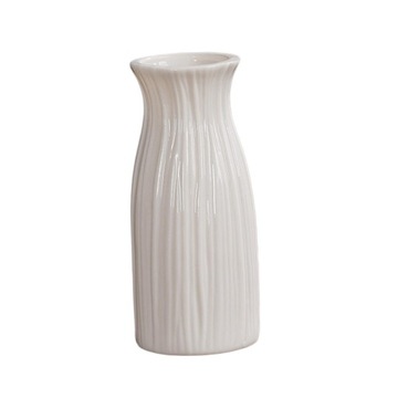 Ceramiczny wazon na kwiaty Bud Wazon Holiday biały