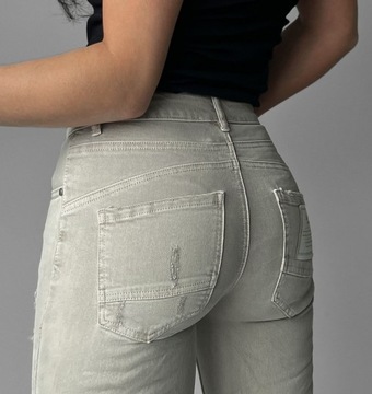 spodnie jeans dżins bawełna BY O LA LA 40 L