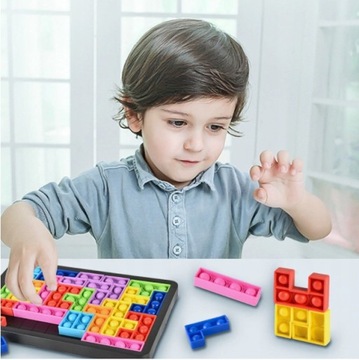 Puzzle pop it Popit układanka teris gra sensoryczn