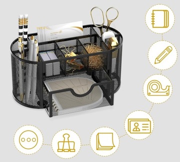 МЕТАЛЛИЧЕСКИЙ НАСТОЛЬНЫЙ ОРГАНАЙЗЕР Открывающиеся ЯЩИКИ Отделения Настольный ящик для инструментов