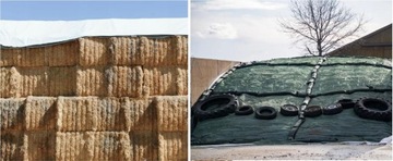 Брезент 5х6м Брезент толщиной 260г/м2 морозостойкий брезент с УФ-защитой