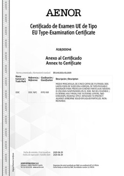 Maska FFP2, Antywirusowa 5-warstwowa czarna 50 szt